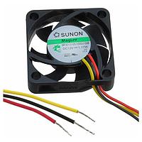 Sunon MF40101VX-1000U-G99 ພັງລົມ Axial Axial, 40x40x10mm, 12VDC, 0.25"H2O, Vapo, 3x Wire, Auto Restart, Tach