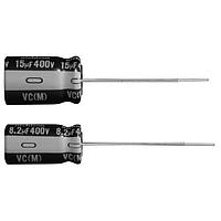 Nichicon UVC2G100MPD1TD ຄອງເຄມີອິເລັກໂຕລິຕທົ່ວໄປ 10uF 400 ໂວລ໌ 20%