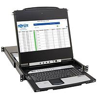 Tripp Lite B030-DP16-17D ຈໍສະແດງກາຣຟິກ LCD B030-DP16-17D, 16PT DP KVM 17"