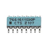 CTS Electronic Components 766161103GP ເຄືອຂ່າຍ 10Kohms 16Pin 2% Bussed
