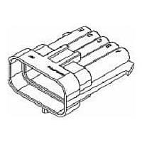 Aptiv 12052189 ຕົວເຊື່ອມ 10P M GRY CONNECTOR 150 SERIES 14 AMPS
