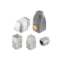 HARTING 10220030004 ຕໍ່ຕັ້ງພະລັງງານຫນັກ Han-Yellock 10 Kit 5+GND - ກ້ອງຢູ່ມຸມ, ຝາບັງກົດດ້ານເທິງ, ກະລຸນາ M20 ສໍາລັບສາຍສູງ 6-12mm (16ແອມພິນ, quicklock)