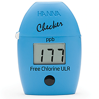 HANNA HI762 Free Chlorine Ultra Low Range Checker® HC (0 to 500 ppb)