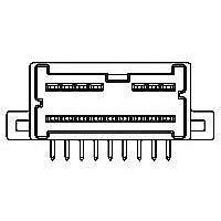 AMP Connectors - TE Connectivity 1123413-1 ກອງຢູ່ຂອງ Terminal 040-3 MLC 12P CAP HSG ASSY