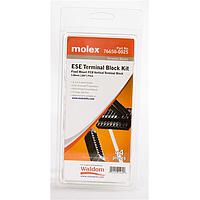 Molex 76650-0025 ບລັອກຂໍ້ຕໍ່ຄົງທີ່ EURO TERM BLOCK KIT 5.08MM V FIXED 44PCS
