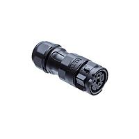 Amphenol LTW DD-18BMMA-QL8SP0 Standard Circular Connector X-Lok, Large Size, Plastic, 5A, 18 pins, Male Connector, Male Contact, Straight, Push Lock, Crimp, Field Installable, F8.0 - F10.0mm, IP68