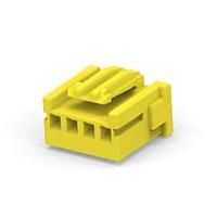 AMP Connectors - TE Connectivity 917688-4 ຕົວເຊື່ອມລົດຍົນ 2.5 S.D.L PLUG HSG 4P ເຫຼືອງ