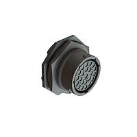 Amphenol SINE Systems RTS718ND23S03 ຕົວເຊື່ອມຕໍ່ Receptacle, Jam Nut SZ18