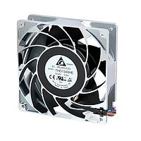 Delta Electronics, Inc. THD1348HE ພັງລົມທູບແອັກຊຽວ, 134x38mm, 48VDC, 490CFM, 240W, 82dBA, ລົດບອນ, ສາຍສີ 4 ສາຍ, ຕົວຈັບລອດໂຣເຕີ