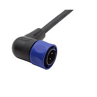 Bulgin PXP4002/005/04P ເສັ້ນສາຍອ່ານສັນຍານ / ເສັ້ນສາຍກະທົບການປະຕິບັດ ສາຍສົ່ງສັນຍານຕິດຕັ້ງລ່ວງໜ້າ - ມຸມຂວາ - 5m - 4 ຕິດຕໍ່ - ປລັກ