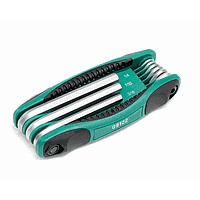 SATA 09122 9PC. ຊຸດພັບຂຶ້ນ (8pcs/set, 5/64- 1/4 inch)