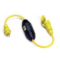 Molex 130153-0070 ສາຍ GFCI Super-Safeway ປະເພດ In-Line Industrial GFCI, ພັດທະນາໄດ້, ຟາສສະເພດດຽວ, ການຕັ້ງຄ່າມື, ປຸ່ມແລະຕົວເຊື່ອມ NEMA 5-15, 15A, 120V, ຄວາມຍາວສາຍ 1.83m (6.0')