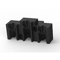 AMP Connectors - TE Connectivity 520942-1 ຕົວເຊື່ອມພະລັງງານຫນັກ PWR RING HSG BLK