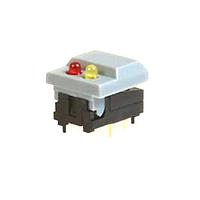 E-Switch 5511MBLUREDGRN ສະຫຼຸບສະຫຼຸບປຸ່ມກົດສະຫຼຸບ Switch SPDT 0.3A 12V