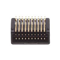 JAE Electronics IL-WX-20PB-HF-A1-B-E1000 ຂໍ້ຕໍ່ 20 ຕໍ່. ພິນເຮດເດີ 0.8mm ຊ່ອງຫຼັກ 2 ແຖວ
