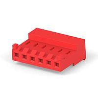 AMP Connectors - TE Connectivity 3-647478-6 ຮູງຮັບ Receptacle 06P MTA156 ASY 22AWG ແດງ LF