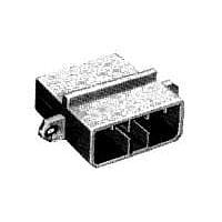 AMP Connectors - TE Connectivity 172517-1 ຝາປົກ Cap Housing 21P CAP HSG MK-II W/FLANGE