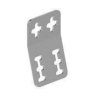 Banner Engineering SMB55A ຂາຍອຸປະກອນສະນີວັດ: ມຸມອອກ 15 ອົງສາ; ຂາຍອອກມຸມ 15 ອົງສາ ຜະລິດຈາກເຫລັກສະແຕນເລດ 12-gauge; ໃຊ້ກັບອ່າງສະນີວັດ R55 Color Mark