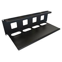 Hammond Manufacturing PCMDD19005BK1 ຜູ້ຈັດການສາຍ Cable Managers Cable Manager w/Door Horizontal 3U x 19"
