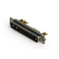 EDAC 627-25W3222-4TA ຕົວເຊື່ອມຕໍ່ Mixed Contact D-Sub Connectors Vertical Combo Dsub