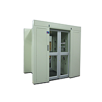 ShiZu AS-DT0418 Air Shower Double Leaf ປະຕູເລື່ອນອັດຕະໂນມັດ (1.9KW)