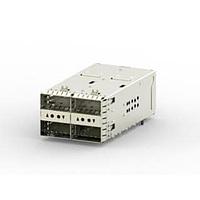 AMP Connectors - TE Connectivity 2308171-8 zQSFP+ 2X2, ເສັ້ນອີແມັດສປຣິງ, BTB ບໍ່ມີແສງດ້ານເທິງ