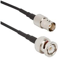 Amphenol RF 095-850-269M075 ສາຍສັ້ນ RF BNC Str Pl ໄປຫາ BNC Str Jk RG-58 750mm