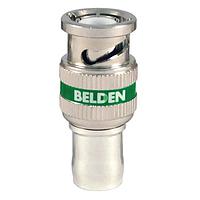 Belden 1694ABHD1 ຕົວເຊື່ອມ RG6 BNC HD 1 ຊິ້ນ ຕົວເຊື່ອມອັດດັບ COMPRESN CONECTR GRN