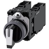 SIEMENS A6X30143412 ສະຫນັບສະຫນູນຫຼາຍທາງ SELECTOR SWITCH. I>O<II. ສີດຳ. ສີຂາວ