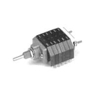 Electroswitch C3P0604N-0204 ສະຫນັບສະຫນູນການສະຫນັບສະຫນູນ Rotary Switch .25A @ 28VDC 6P, 02-04, 3 Pole/Decks, 2 Decks