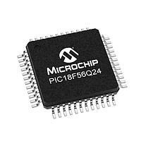 Microchip Technology PIC18F56Q24T-I/PT ມາຄຣອຄຄອນໂຕເລີ 64KB Flash, 4KB RAM, 512bytes EEPROM, MVIO, 10b ADC2, 8b DAC, ACP, Comp, PWM,