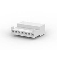 AMP Connectors - TE Connectivity 643814-7 ຮູງຮັບສະຕັອບປິດມີແທບ 7P ຂາວ ບ່ອນຫຼຽນ 24 AWG