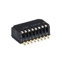 C&K TDP04H0SBD1R ສະຫນັບ DIP 4POS ຂະຫນາດຍາວ ACTR ບໍ່ມີສາຍດ້ານເທິງ, ຕິດຕັ້ງພື້ນຜິວ