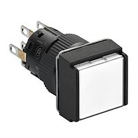 SCHNEIDER XB6ECA12P Standard Switches PB Spring Ret Square white 2 NO/NC