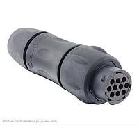 Eaton Souriau-Sunbank UTSX1JC1210SX ປຸ່ມຮັບສະຫນອງ ປຸ່ມຮັບສະຫນອງໃນແນວ, ມີກະແຈບເຄື່ອງປົກກັນສາຍສົນ, ສໍາລັບ 10 ຂໍ້ຕໍ່ຍິງ, IP68/69K, ການກຳນົດກະແຈ X