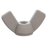 Essentra Components 06M040070WN ກຸມປຸ່ມປີ້ງ Wing Nut, M4 X .7 Thread, 12.2mm Height