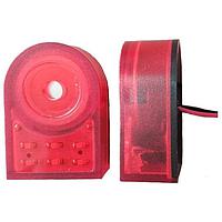 Mallory Sonalert PS-733EWDRQ ອິນດິເຄດເຕີ 5-15DC 95DB 2.5-4.5HZ FS 32X46X18 ແດງ