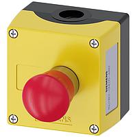 SIEMENS 3SU18010NE004AB2 ກອງປຸ່ມກົດເປັນແພລສຕິກ. 1 ຈຸດຄຳສັ່ງ