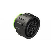 Amphenol SINE Systems AHDP06-24-07SN-SRA ຕົວເຊື່ອມຕໍ່ ຂະໜາດ 24 ປລັກ, 7 ຕຳແໜ່ງ, ປຸ່ມຮັບ, ການຈັດຕັ້ງມາດຕະຖານ, ການປິດປ້ອງທົ່ວໄປ, ຕົວແປງເກື່ອງດວຍເກື່ອງກວ້າງ