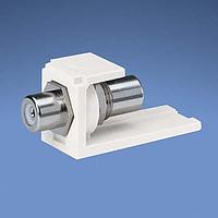 Panduit CMRPBIW ພາສ ທຣູ ໂມດູນ ຄູເປີ Mod RCA Pass-Through ສີຟ້າ I