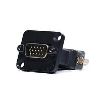 NEUTRIK NADB15MF-B ຕົວແປ D-Sub ແລະ ຕົວປ່ຽນແບບ Gender DSUB15 M/F DSHELL BK FEEDTHROUGH