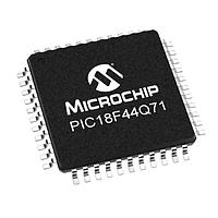 Microchip Technology PIC18F44Q71-E/PT 8-bit Microcontrollers - MCU 16KB Flash, 1KB RAM, 2x OPA, 12-bit differential ADCC ມີການຄຳນວນ, 8/10-bit DACs, 2 AC, APM, Virtual Port, PWM, CCP, CWG, HLT, WWDT, SCAN/CRC, ZCD, PPS, USART, SPI/I2C, IDLE/DOZE/PMD