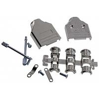 MH Connectors MHDM9-K ຝາຫົວ D-Sub MHULTI 9 WAY DIE CAST D HOOD