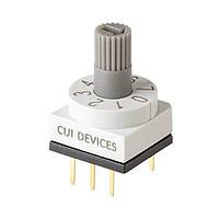 Same Sky (formerly CUI Devices) RDS4-8S-1065-73-D-67 ສະຫນັບ DIP 8 ຕຳແໜ່ງ ຜ່ານຮູ Hole 2.54 mm Pitch IP67 7.3 mm Actuator