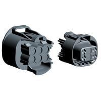 AMP Connectors - TE Connectivity 1452327-2 ກອງຮັບ JPT HSG ASSY 4P