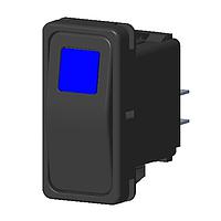 Carling Technologies V1B1B801-6WZ00-000 ປ່ຽນປຸ່ມກົດ Contura ປິດຜ່ານ 1-ຂາ, ເປີດ - ບໍ່ມີ - ປິດ, 15A 24VDC ບໍ່ໄດ້ຮັບການປະເມີນ HP, ແສງສະຫຼອງ, ປ່ຽນປຸ່ມ Contura XI ປິດຜ່ານດ້ວຍເລນສີຟ້າ/ບໍ່ມີເລນ ແລະ .250 Tab (Q.C.), ຖານ 8 ແທີມິນັນ