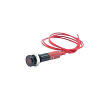 Mallory Sonalert FL1A-6FW-1-R2V ໄຟສະແດງບົດບົວ LED ແດງ 6MM ແກ້ວ 2VAC/DC