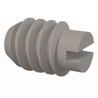 Essentra Components 010632S015 ສະຕ໌ ສະຄຣູ ສະຄຣູ, ຫົວສະລອດ, ກະດູກ #6-32, ຄວາມຍາວ 5/32