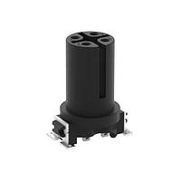 ERNI - TE Connectivity 474053-E ອິນເຊີດ M12 ຍິງຜູ້ຍິງ, ລະຫັດ A, 4P, 17MM SMT