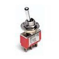 Alcoswitch - TE Connectivity A201MD9AV2Q04 ສະຫນອງສະຫນອງ Toggle ON-ON DPDT Bat Short